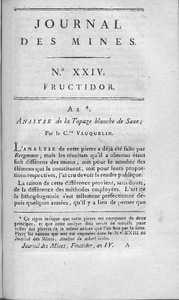 De la topase blanche de Saxe